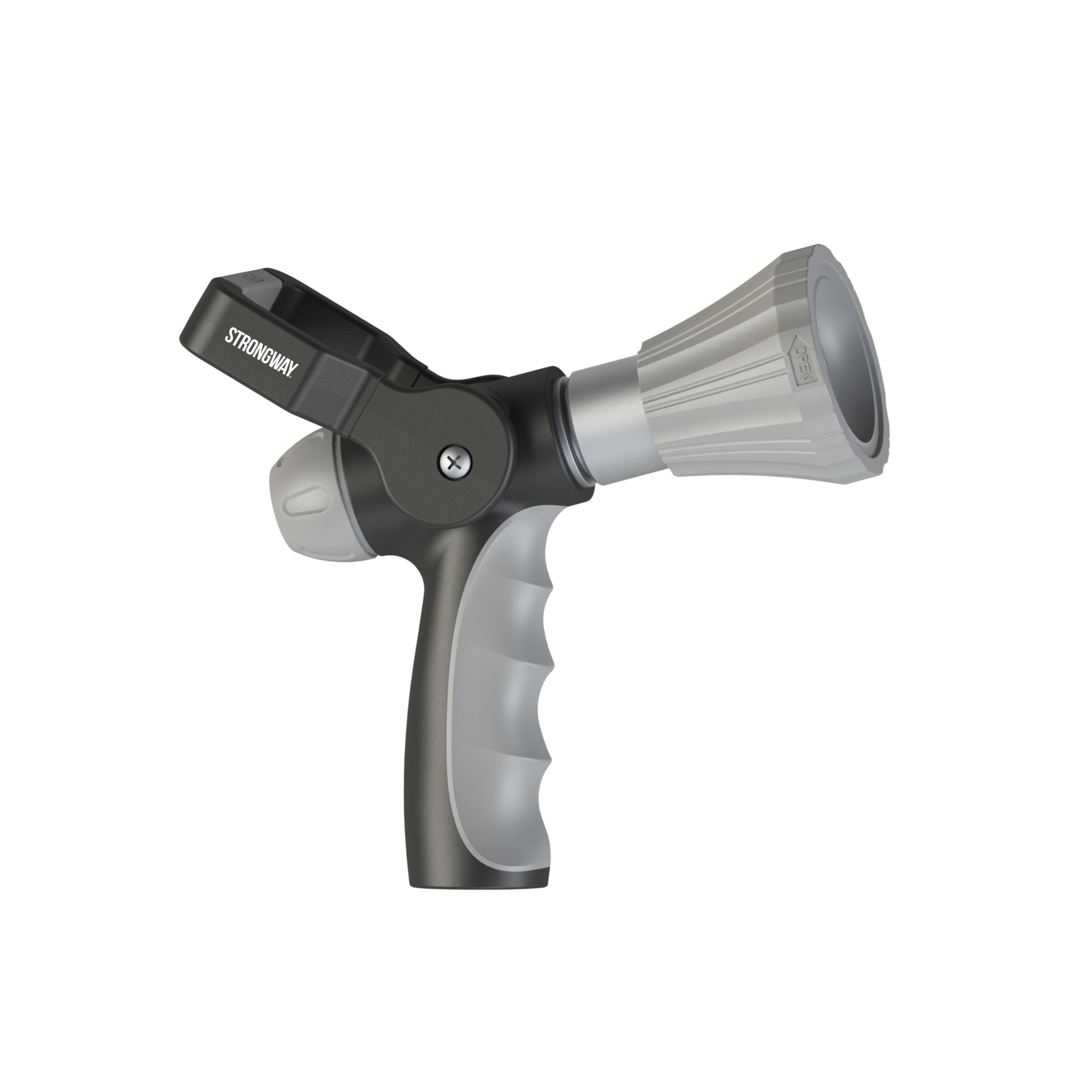 Strongway FiremanStyle Adjustable Garden Hose Nozzle, 3/4in. Connection, 200 PSI, Model